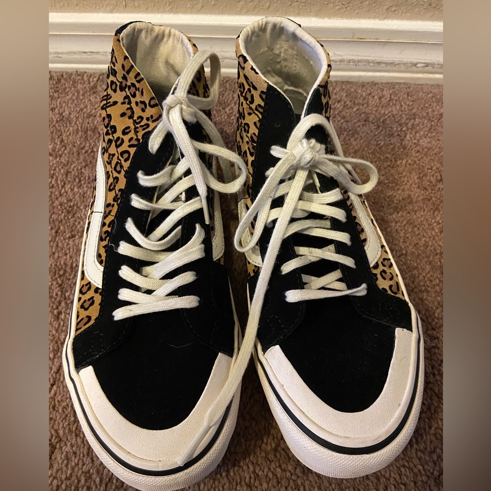 Vans Brand Unisex Cheetah High Top Sneakers M8/W9.5